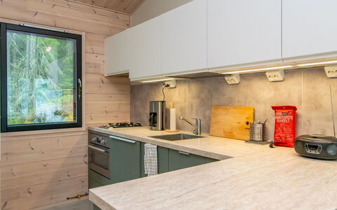 Sarppala: Mostrador, Piso, Cocina, Madera, Diseño De Interiores, Suelo, Techo, Mueble, Lavabo, Aparato De Cocina