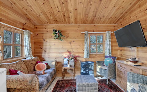 Woodland Lodge: Mueble, Madera, Diseño De Interiores, Techo, Casa, Habitación, Cabaña, Casa, Encendiendo, Sala