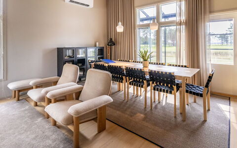 Villa Virpi Golf: Árbol, Banco, Casa, Cabaña, Lago, Estanque, Bosque, Cuarto De Troncos
