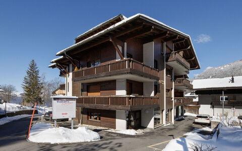 Villars 110: Barrio Residencial, Pendiente, Congelación, Balcón, Invierno, Nieve, Vía Muerta