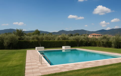 Villa Diamante: Piscina, Recurso, Material Compuesto, Jardín, Sombra, Fuente De Agua, Paisajismo, Patio Interior, Eco Hotel, Césped