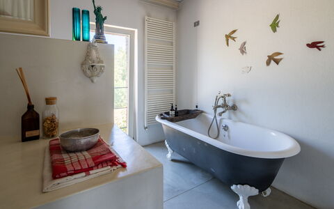 Villa Poggio Zucchino, Pool, Wellness, Piacenza: Diseño De Interiores, Arreglo De Tubería, Encendiendo, Piso, Mueble, Bañera, Suelo, Casa, Baño, Habitación