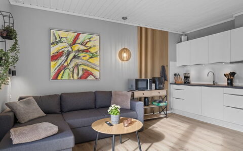 Asfrid - 80M from the Sea: Mueble, Diseño De Interiores, Piso, Suelo, Sofá, Sala, Madera, Habitación, Suelos De Madera, Techo