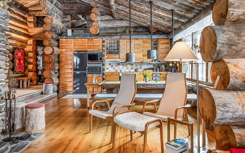 Rukan Kelohuvila: Madera, Mueble, Diseño De Interiores, Techo, Casa, Cabaña, Cuarto De Troncos, Piso, Haz, Sala