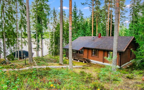 Villa Saimaa: Árbol, Madera, Cabaña, Casa, Bosque, Bosque, Planta De La Comunidad, Cuarto De Troncos, El Maletero, Alerce