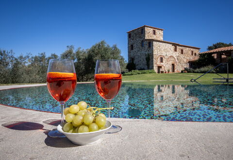 Il Gabbro, Luxury Experience: Oscuridad, Reflexión, Noche, Fuente De Agua, Fenómeno Meteorológico, Piscina De Reflejo, Piscina, Estanque, Puesta De Sol