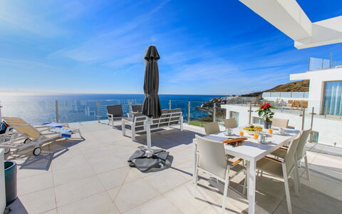 Nerja View with Infitinity Pool: Mar, Costa, Oceano, Recurso, Balcón, Hotel, Balneario, Silla, Villa, Bahía