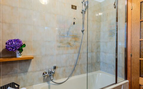 House Bigio: Baño, Arreglo De Tubería, Bañera, Piso, Diseño De Interiores, Alcachofa De La Ducha, Ducha, Suelo, Grifo, Plomería