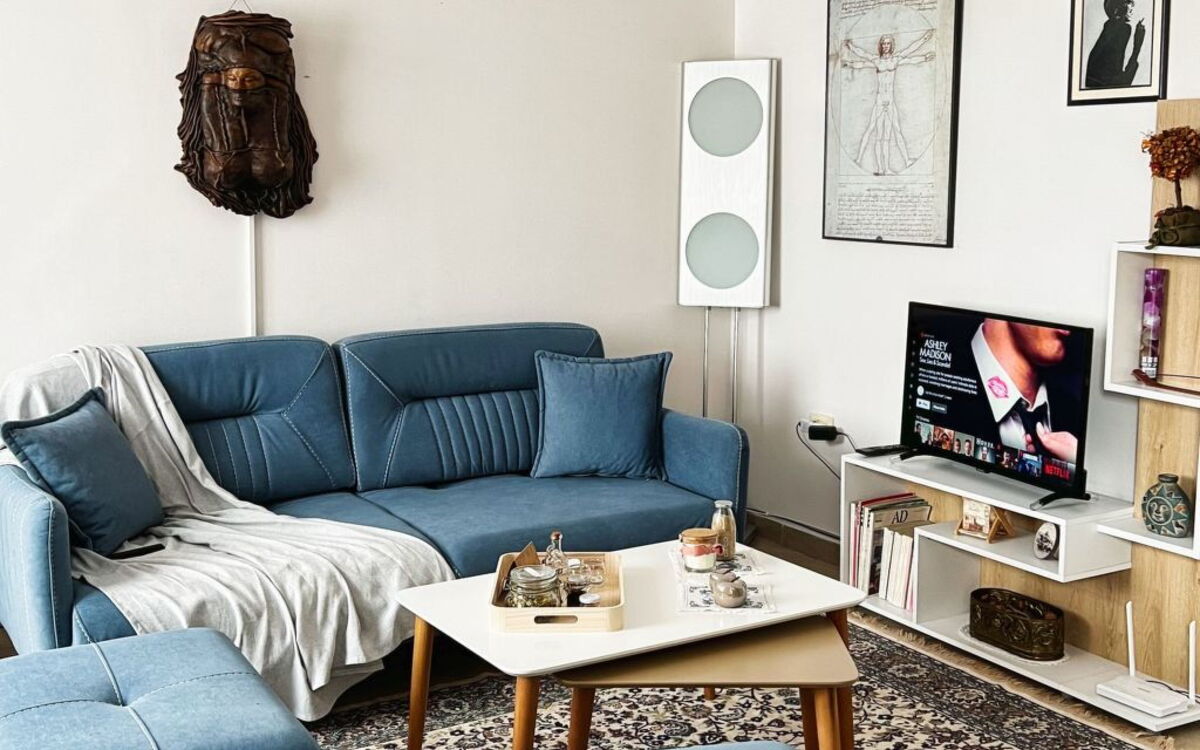 Sonniges, Zentrales Apartment mit Einem Schlafzimm