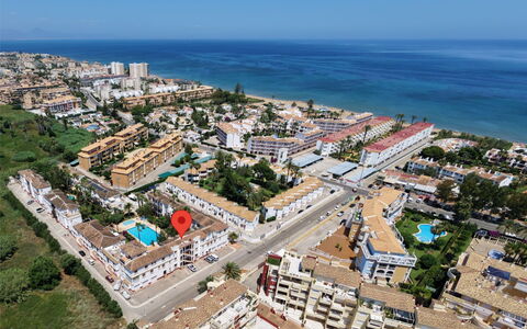 El Patio: Barrio Residencial, Costa, Asentamientos Humanos, Departamento, Costeras Y Los Accidentes Geográficos Oceánico, Recurso, Mar, Fotografía Aérea, Apuntalar, Playa
