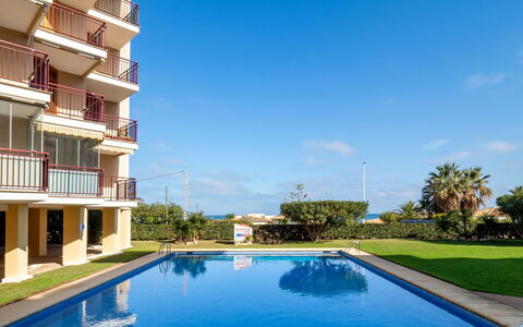 Jávea 163: Azul, Barrio Residencial, Departamento, Condominio, Recurso, Balcón, Inmuebles, Césped, Piscina, Hotel