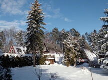Nur-Dach-Ferienhaus für Vier Personen