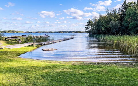 Kallvik: Azul, Agua, Cuerpo De Agua, Los Recursos Hídricos, Naturaleza, Paisaje Natural, Camino Acuático, Banco, Paisaje