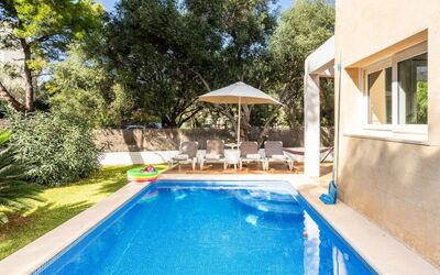 In Cala Ferrera mit Großer Terrasse