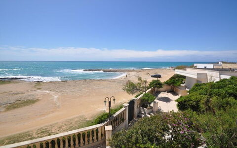 Appartamento Calanca, Marina di Mancaversa: Azul, Cuerpo De Agua, Costa, Playa, Horizonte, Mar, Costeras Y Los Accidentes Geográficos Oceánico, Apuntalar, Oceano, Arena