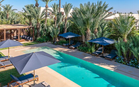 Dar Sun: Piscina, Azul, Recurso, Mueble Para Exteriores, Sunlounger, Eco Hotel, Hotel, Sombra, Hacienda