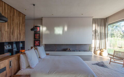 Villa Palmeraie: Mueble, Diseño De Interiores, Piso, Pared, Cama, Suelo, Habitación, Madera, Techo, Habitación