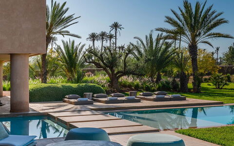 Villa Amrabat: Piscina, Recurso, Jardín, Paisajismo, Mueble Para Exteriores, Eco Hotel, Sombra, Hacienda, Inmuebles