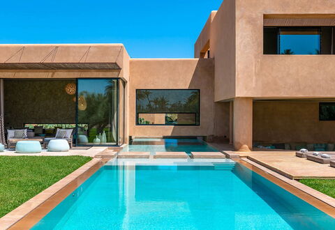 Villa Amrabat: Piscina, Azul, Recurso, Arquitectura, Material Compuesto, Inmuebles, Eco Hotel, Sombra, Villa, Thermae