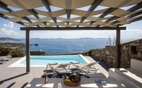 Villa Apollonia: Piscina, Costeras Y Los Accidentes Geográficos Oceánico, Recurso, Mar, Costa, Sombra, Eco Hotel, Oceano, Villa, Mueble Para Exteriores