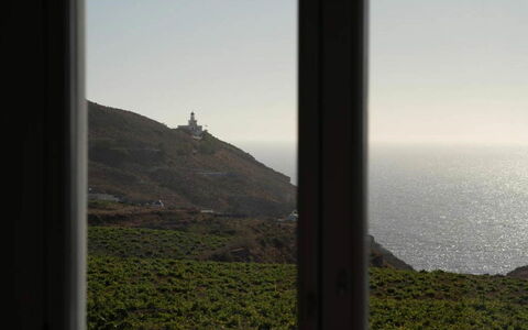 Villa Akrotiri: Terreno, Mar, Oceano, Promontorio