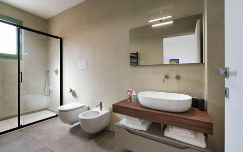 Villa Clemente: Piso, Diseño De Interiores, Pared, Arreglo De Tubería, Baño, Suelo, Lavabo, Grifo, Lavabo Del Baño, Baño