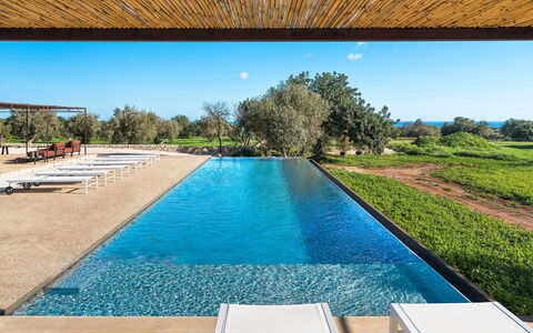 Villa del Sole: Azul, Piscina, Recurso, Fuente De Agua, Piscina De Reflejo