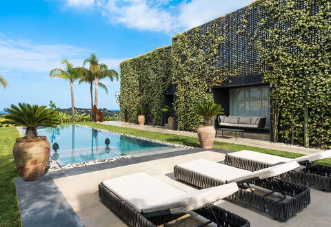 Villa Monica: Jardín, Sombra, Paisajismo, Piscina, Eco Hotel, Recurso, Villa, Hacienda, Patio