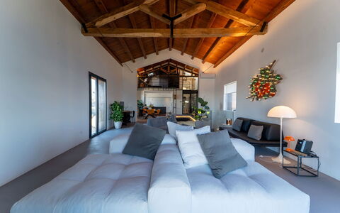 Iris House: Diseño De Interiores, Mueble, Piso, Techo, Suelo, Arquitectura, Casa, Sofá, Sala
