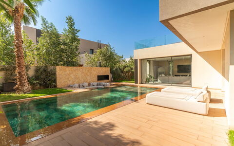 Villa Hamza: Piscina, Recurso, Eco Hotel, Inmuebles, Paisajismo, Villa, Hotel, Patio Interior, Hacienda