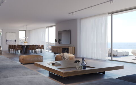Villa Socrate: Mueble, Diseño De Interiores, Sofá, Piso, Sala, Suelo, Madera, Mesa, Mesa De Café, Habitación