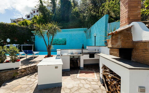 Villa Angel: Silla, Jardín, Sombra, Loseta, Diseño, Planta De Casa, Paisajismo, Hacienda, Patio Interior, Patio