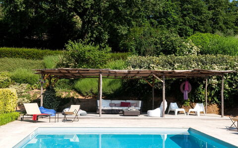 Villa Collombroso: Piscina, Mueble Para Exteriores, Ocio, Mueble, Recurso, Sombra, Paraguas, Vacaciones, Jardín, Recreación