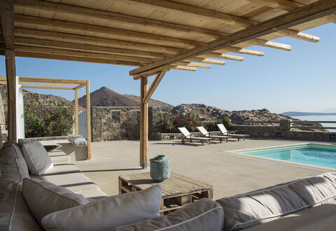 Villa Mycenaean: Sombra, Pérgola, Estructura Al Aire Libre, Mueble Para Exteriores, Recurso, Columna, Haz, Villa, Piscina