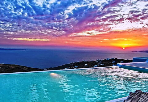 Fanaria Villa: Azul, Horizonte, Oscuridad, Noche, Oceano, Piscina, Amanecer, Puesta De Sol, Resplandor Crepuscular