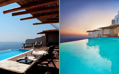 Queen Villa: Azul, Piscina, Recurso, Mueble Para Exteriores, Mar, Eco Hotel, Villa, Hotel, Balcón, Oceano