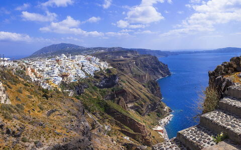 Thera Princess: Costa, Terreno, Costeras Y Los Accidentes Geográficos Oceánico, Promontorio, Acantilado, Promontorio, Mar, Geología, Klippe