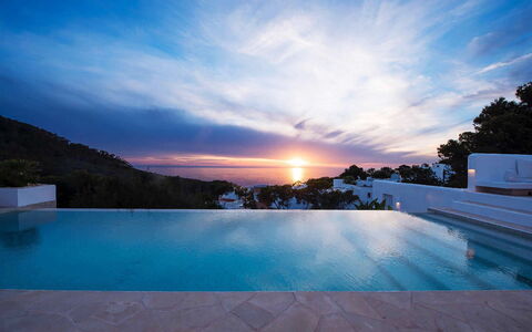 Villa Arenas: Azul, Agua, Horizonte, Mar, Piscina, Oscuridad, Oceano, Zona Tropical, Costa, Noche