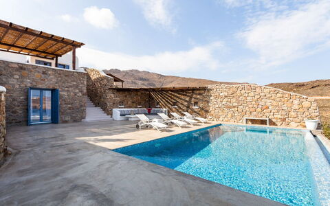 Villa Paradeisos: Azul, Piscina, Recurso, Hotel, Villa, Eco Hotel, Fuente De Agua, Ciudad De Vacaciones