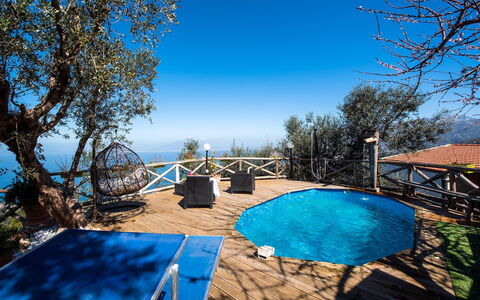 Villa Pandora: Azul, Piscina, Mueble Para Exteriores, Recurso, Sombra, Eco Hotel, Silla, Ciudad De Vacaciones, Pretil, Hotel