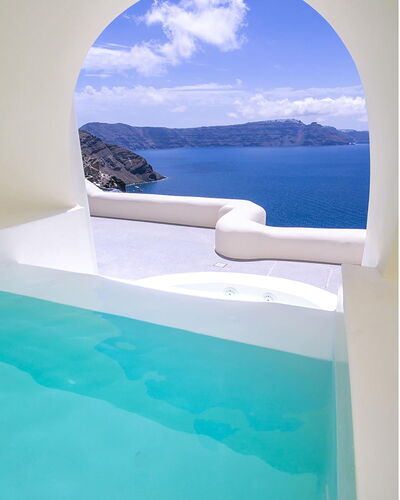 Volcano Suite: Azul, Piscina, Hotel