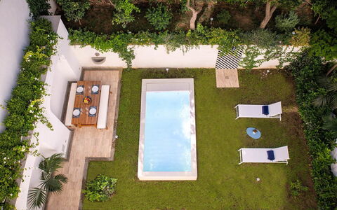 Jacaranda House: Piscina, Mueble Para Exteriores, Recurso, Jardín, Ocio, Fuente De Agua, Patio Interior, Patio, Eco Hotel, Paisajismo