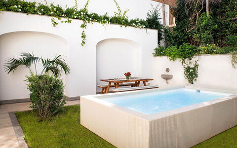 Jacaranda House: Bañera, Piscina, Material Compuesto, Ocio, Maceta, Jardín, Planta De Casa, Diseño, Patio Interior