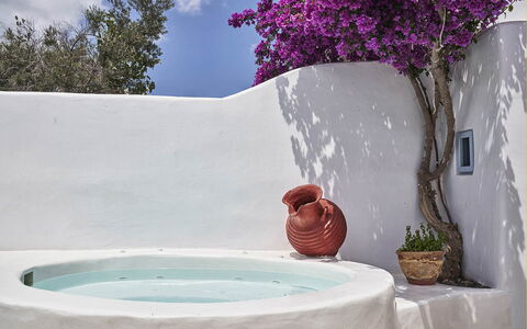 Villa Ivi: Maceta, Material Natural, Sombra, Diseño, Mueble Para Exteriores, Planta De Casa, Bañera, Arreglo De Tubería, Piscina, Cerámico