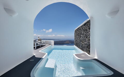 Maison Sivota: Azul, Diseño, Hotel, Piscina