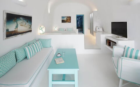 Neli Suite: Azul, Departamento, Mar, Sala, Material Natural, Diseño, Hotel, Recurso, Balneario