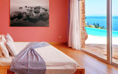 Villa Azzurra: Mueble, Diseño De Interiores, Pared, Piso, Suelo, Habitación, Madera, Cama, Linos, Textil