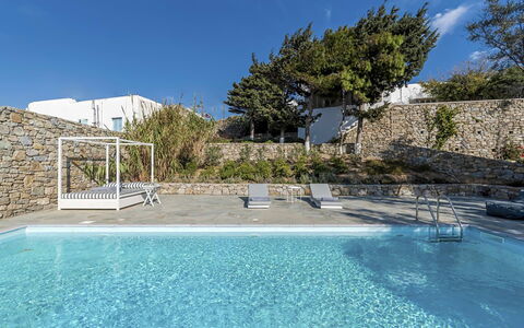 Villa Morena: Azul, Piscina, Material Compuesto, Recurso, Loseta