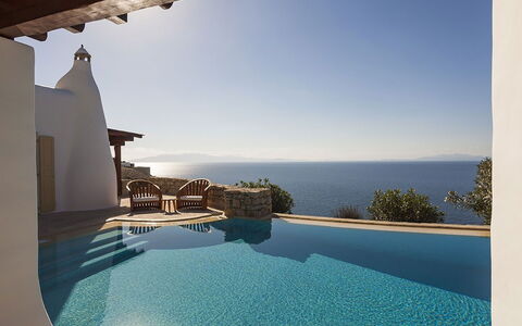 Villa Persephone: Azul, Agua, Mar, Costeras Y Los Accidentes Geográficos Oceánico, Piscina, Costa, Oceano, Recurso, Villa, Zona Tropical