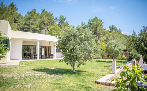 Villa Sharon: Arbusto, El Terreno Del Lote, Casa, Jardín, Inmuebles, Sombra, Paisajismo, Yarda, Casa De Campo, Patio Interior